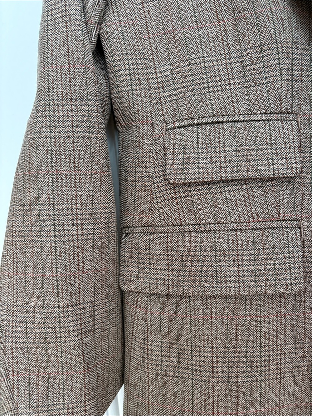 NWT Banana Republic Plaid Blazer - Picture 5 of 7